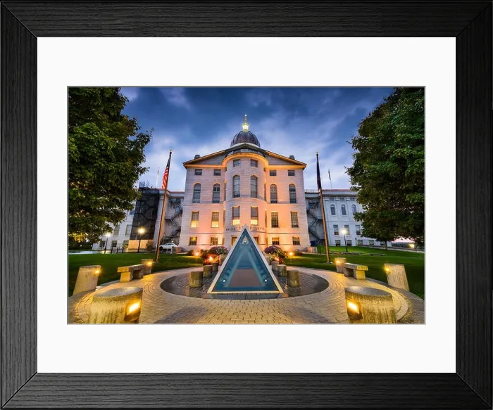 Framed Print : The Maine State House in Augusta, Maine, USA Framed Print : The Maine State House in Augusta, Maine, USA