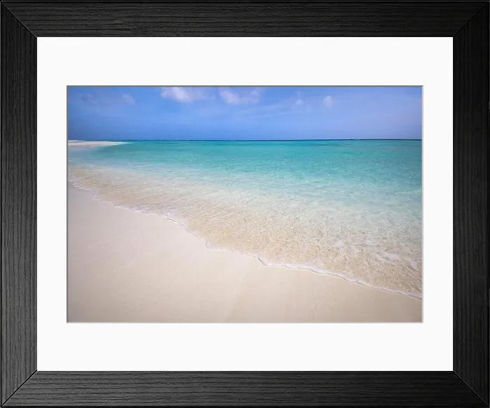 Framed Print : Blue sea wave, ocean lagoon, white foam, sand beach, turquoise ocean water close up, summer holidays. Tropical island vacation backdrop tourist travel Framed Print : Blue sea wave, ocean lagoon, white foam, sand beach, turquoise ocean water close up, summer holidays. Tropical island vacation backdrop tourist travel