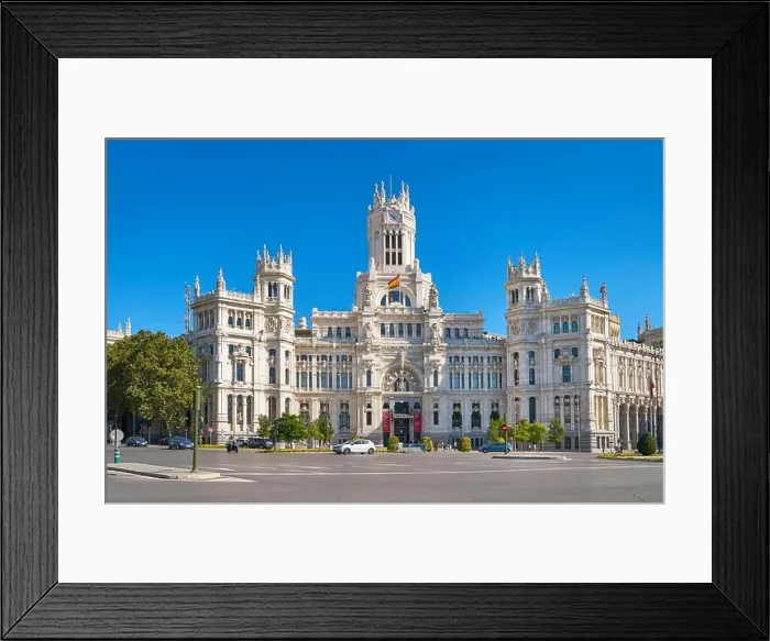 Framed Print : Plaza de Cibeles, the Palace of Communications, Madrid, Spain Framed Print : Plaza de Cibeles, the Palace of Communications, Madrid, Spain