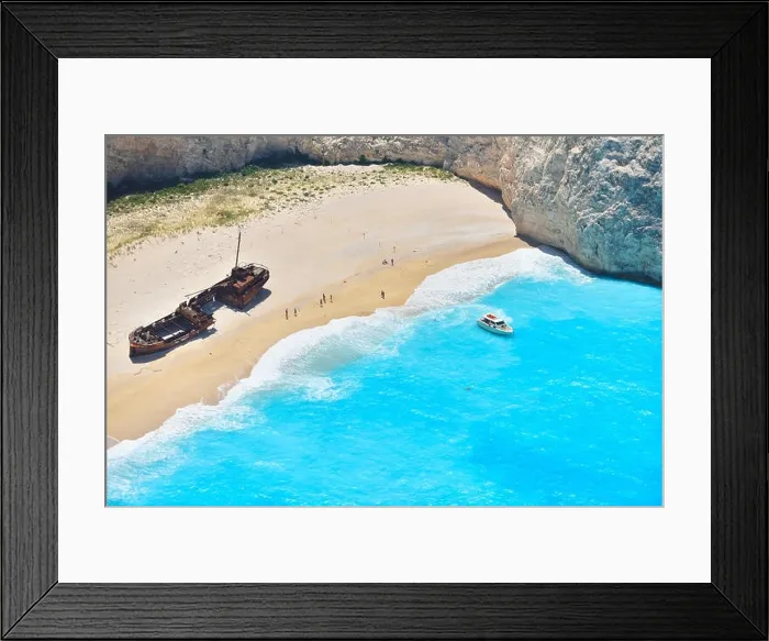 Framed Print : Famous shipwreck bay, Navagio beach, Zakynthos island, Greece. One of the most popular places on the planet Framed Print : Famous shipwreck bay, Navagio beach, Zakynthos island, Greece. One of the most popular places on the planet