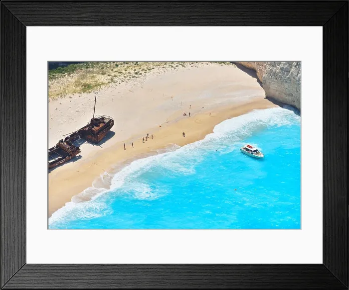 Framed Print : Famous shipwreck bay, Navagio beach, Zakynthos island, Greece. One of the most popular places on the planet Framed Print : Famous shipwreck bay, Navagio beach, Zakynthos island, Greece. One of the most popular places on the planet