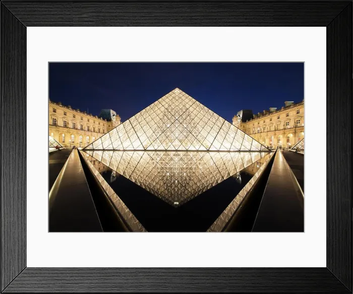 Framed Print : The Louvre Museum is one of the world's largest museums and a historic monument. A central landmark of Paris, France Framed Print : The Louvre Museum is one of the world's largest museums and a historic monument. A central landmark of Paris, France