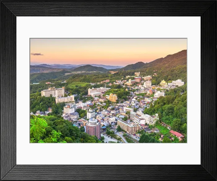 Framed Print : Arima Onsen, Kobe, Japan hot springs resort town Framed Print : Arima Onsen, Kobe, Japan hot springs resort town