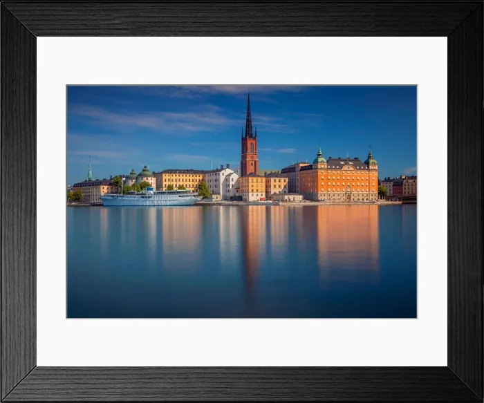 Framed Print : Stockholm. Cityscape image of Stockholm, Sweden during summer morning Framed Print : Stockholm. Cityscape image of Stockholm, Sweden during summer morning