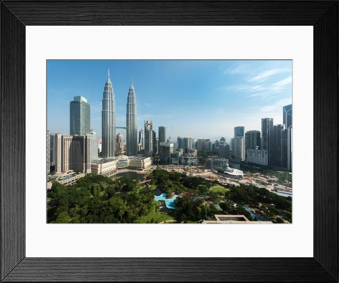 Framed Print : Kuala lumpur city skyline and skyscraper in Kuala lumpur, Malaysia Framed Print : Kuala lumpur city skyline and skyscraper in Kuala lumpur, Malaysia