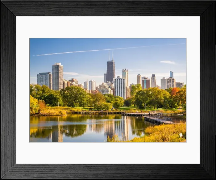 Framed Print : Chicago, IL, USA Framed Print : Chicago, IL, USA