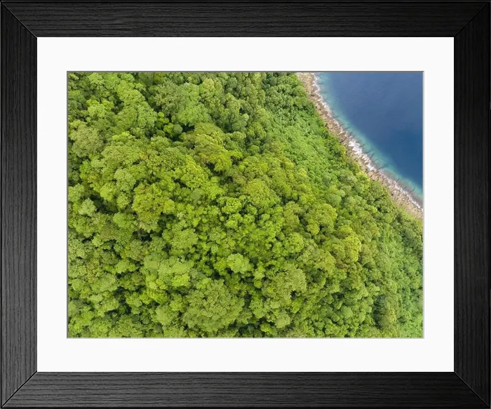 Framed Print : A lush, tropical island is fringed by a coral reef in the Solomon Islands. This beautiful country is home to spectacular marine biodiversity Framed Print : A lush, tropical island is fringed by a coral reef in the Solomon Islands. This beautiful country is home to spectacular marine biodiversity