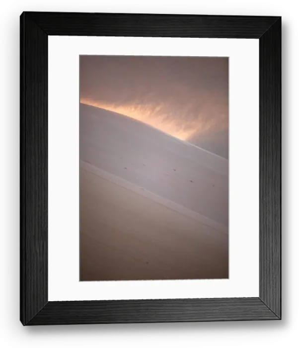 Framed Print : Sand blowing off a sand dune Framed Print : Sand blowing off a sand dune