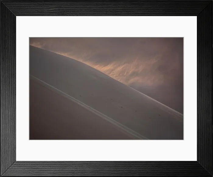 Framed Print : Sand blowing off a sand dune Framed Print : Sand blowing off a sand dune