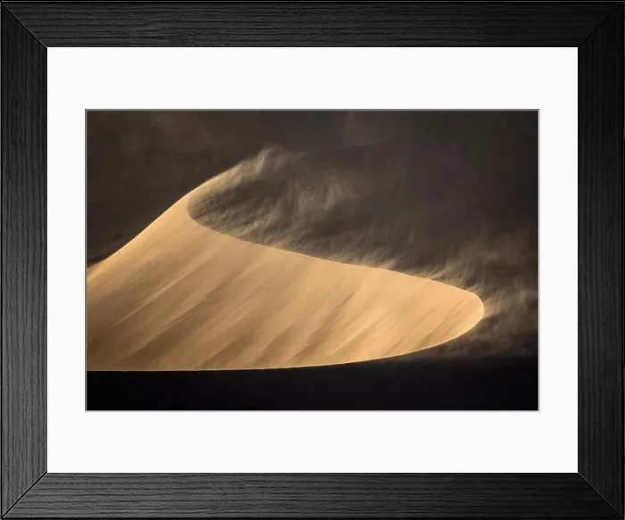 Framed Print : Sand blowing off a sand dune Framed Print : Sand blowing off a sand dune