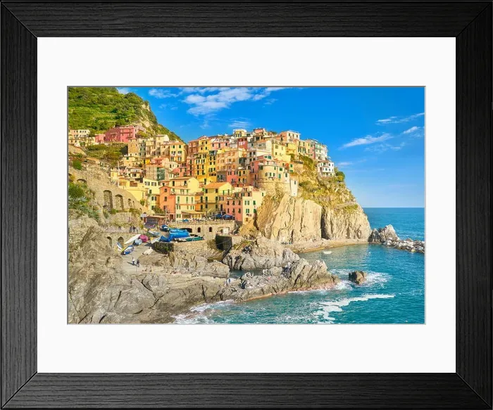 Framed Print : Manarola, Riviera de Levanto, Cinque Terre, Liguria, Italy Framed Print : Manarola, Riviera de Levanto, Cinque Terre, Liguria, Italy