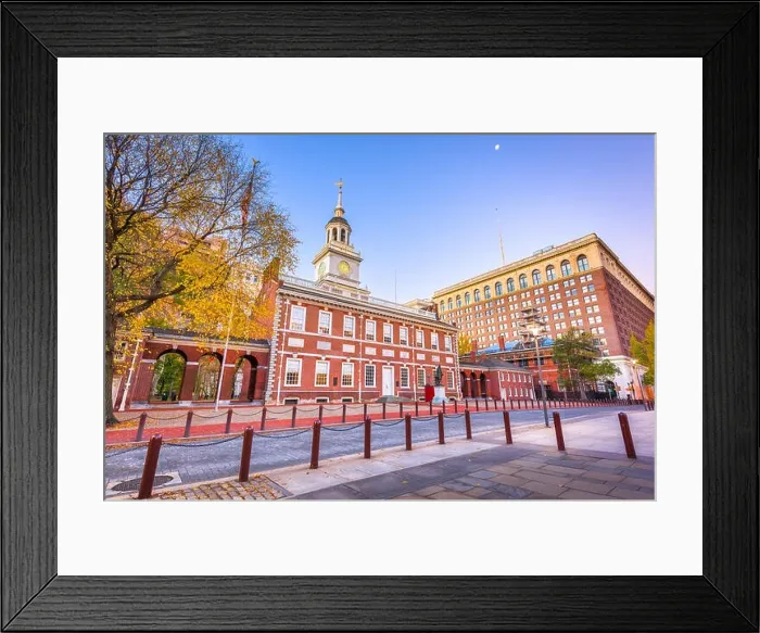 Framed Print : Independence Hall, Philadelphia, Pennsylvania, USA at dawn Framed Print : Independence Hall, Philadelphia, Pennsylvania, USA at dawn