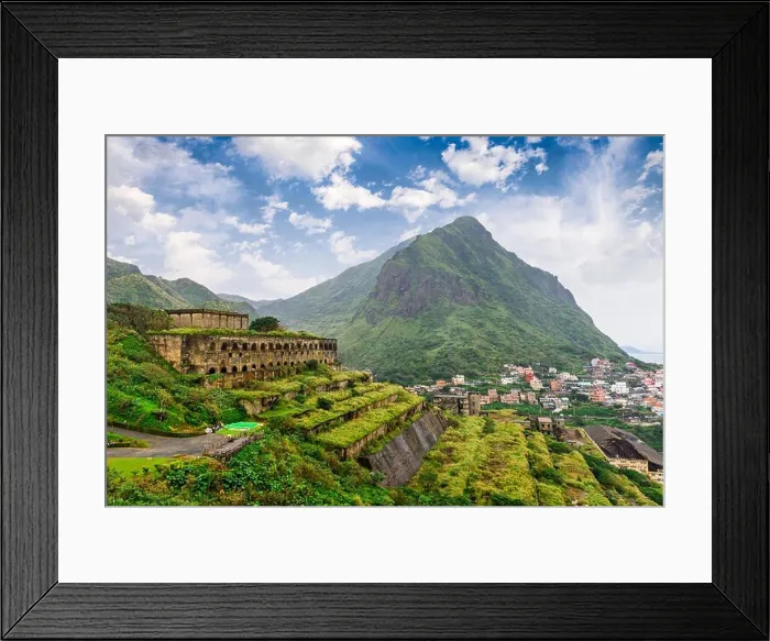 Framed Print : Jiufen, Taiwan historic Framed Print : Jiufen, Taiwan historic
