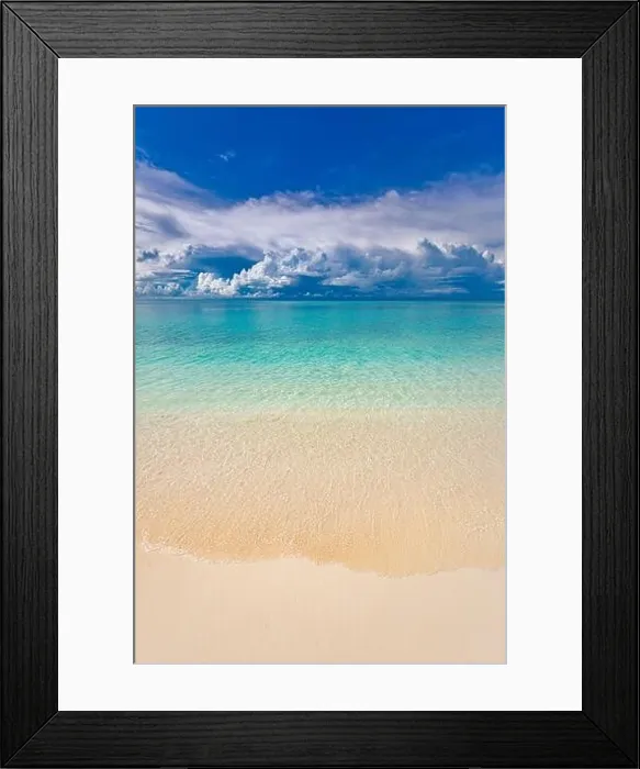 Framed Print : Seascape clouds and blue sky background. Inspire tropical beach seaside horizon. Blue and turquoise sky calmness tranquil relaxing sunlight summer Framed Print : Seascape clouds and blue sky background. Inspire tropical beach seaside horizon. Blue and turquoise sky calmness tranquil relaxing sunlight summer