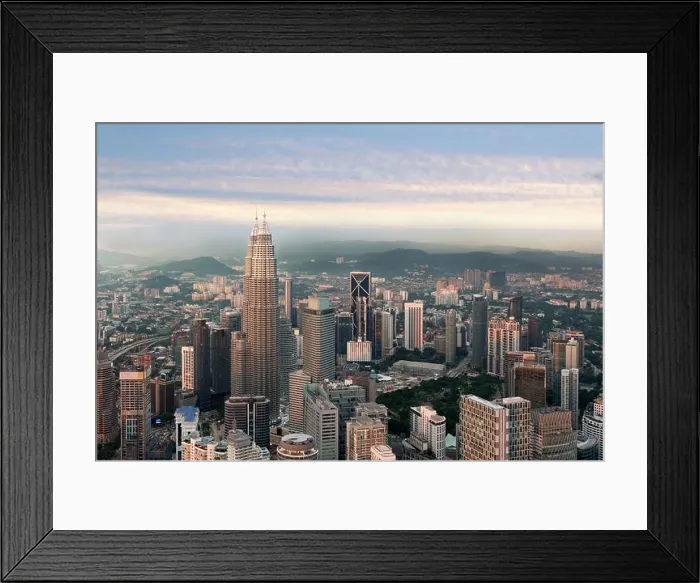 Framed Print : Kuala lumpur skyline before sunset, Malaysia, Kuala lumpur is capital city of Malaysia Framed Print : Kuala lumpur skyline before sunset, Malaysia, Kuala lumpur is capital city of Malaysia