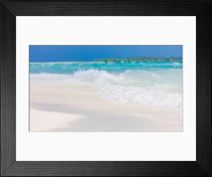 Framed Print : Close-up soft wave of the sea on the sandy beach. Peaceful beach closeup Framed Print : Close-up soft wave of the sea on the sandy beach. Peaceful beach closeup