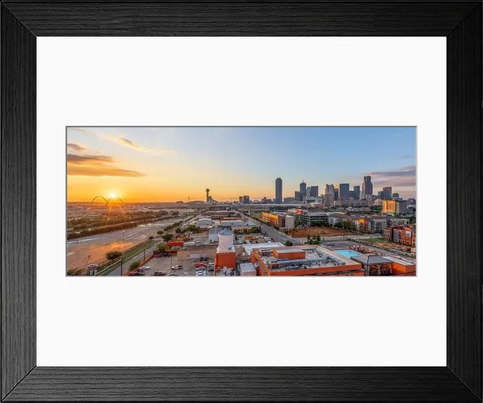 Framed Print : Dallas, Texas, USA skyline at dusk Framed Print : Dallas, Texas, USA skyline at dusk