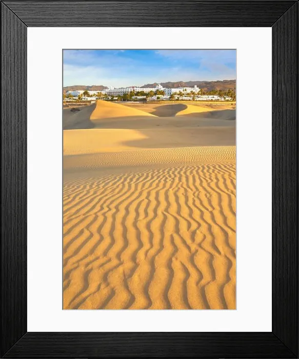 Framed Print : Maspalomas Sand Dunes National Park, Canary Islands, Gran Canaria, Spain Framed Print : Maspalomas Sand Dunes National Park, Canary Islands, Gran Canaria, Spain