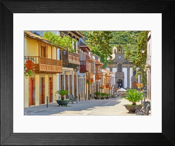 Framed Print : Teror, Gran Canaria, Spain Framed Print : Teror, Gran Canaria, Spain