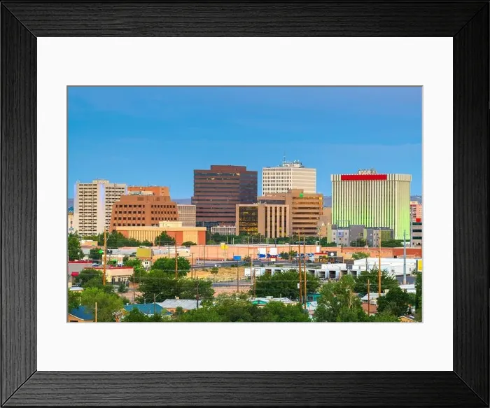 Framed Print : Albuquerque, New Mexico, USA downtown cityscape at twilight Framed Print : Albuquerque, New Mexico, USA downtown cityscape at twilight