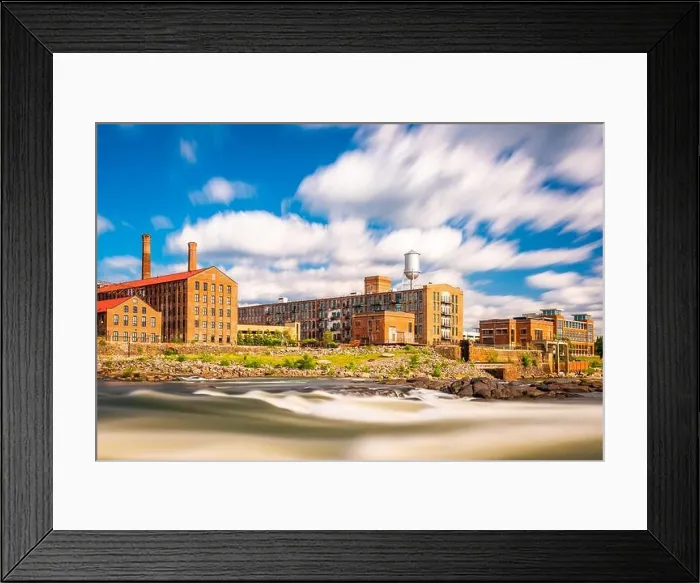 Framed Print : Columbus, Georgia, USA downtown skyline on the river Framed Print : Columbus, Georgia, USA downtown skyline on the river