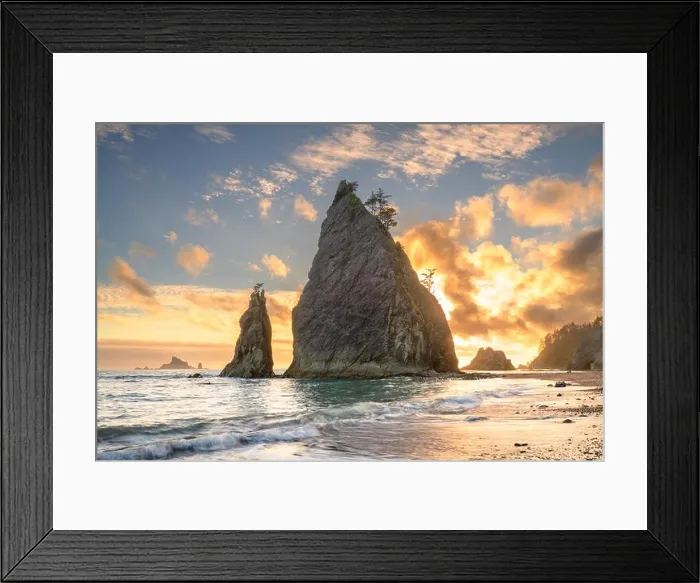 Framed Print : Olympic National Park, Washington, USA at Rialto Beach Framed Print : Olympic National Park, Washington, USA at Rialto Beach