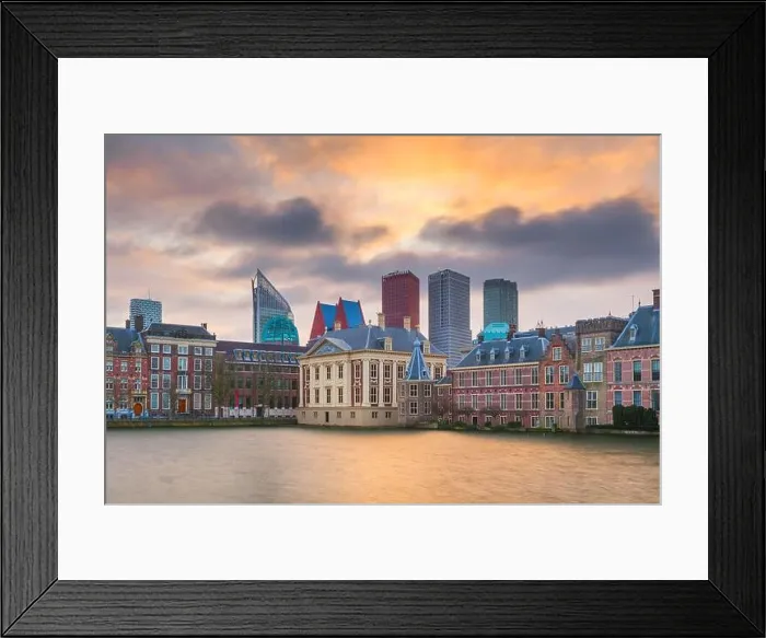 Framed Print : The Hague, Netherlands cityscape Framed Print : The Hague, Netherlands cityscape