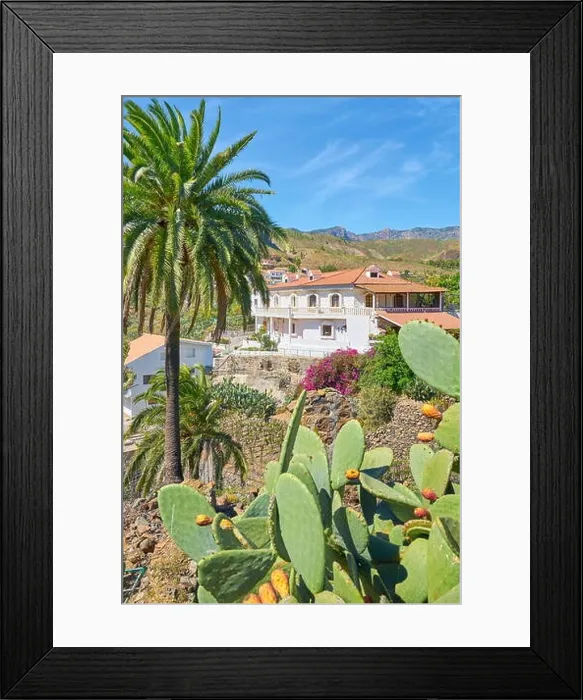 Framed Print : Fataga, Gran Canaria, Spain Framed Print : Fataga, Gran Canaria, Spain