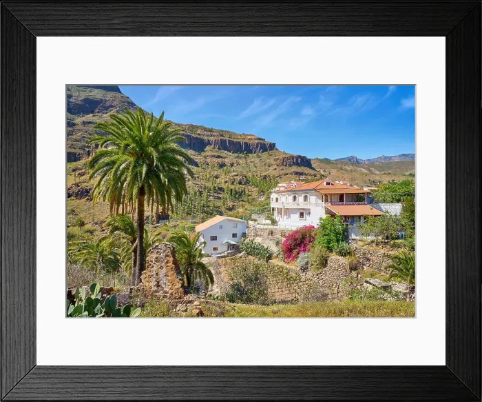 Framed Print : Fataga, Gran Canaria, Spain Framed Print : Fataga, Gran Canaria, Spain