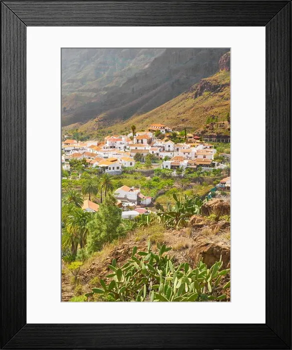 Framed Print : Fataga, Gran Canaria, Spain Framed Print : Fataga, Gran Canaria, Spain