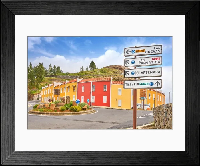 Framed Print : Artenara village, Gran Canaria, Canary Island, Spain Framed Print : Artenara village, Gran Canaria, Canary Island, Spain