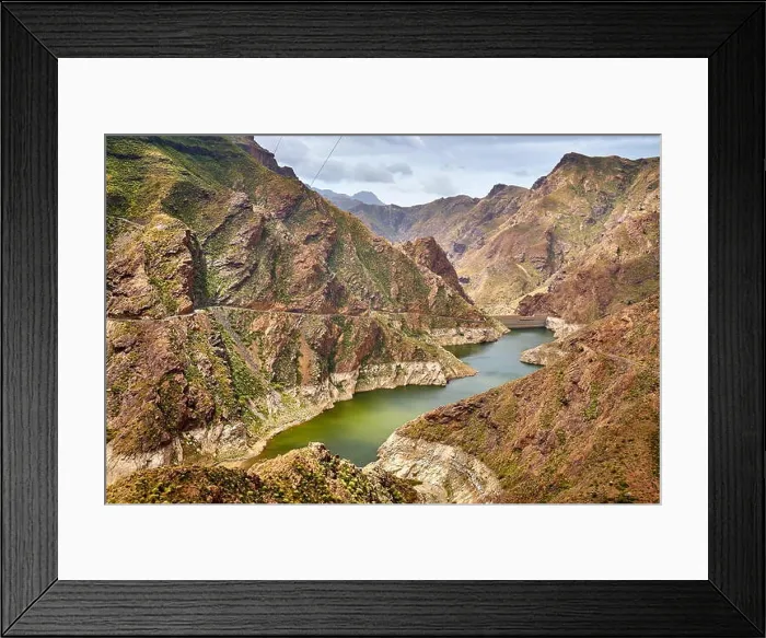 Framed Print : Mountain landscape, Gran Canaria, Spain Framed Print : Mountain landscape, Gran Canaria, Spain