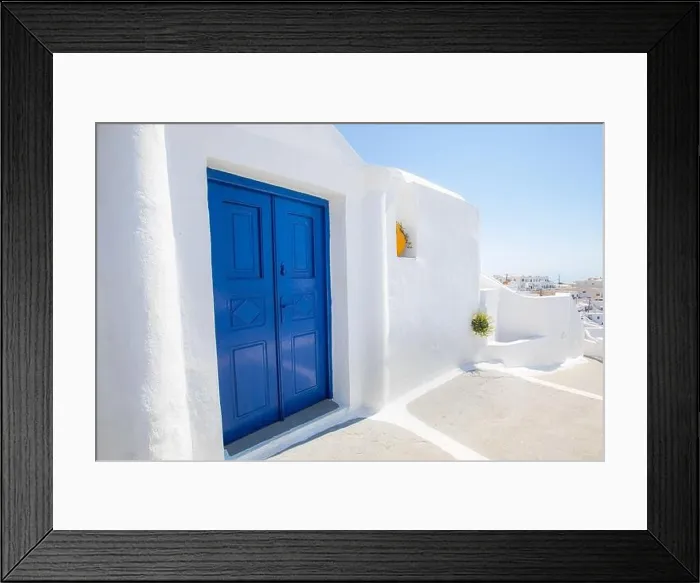 Framed Print : Europe summer destination. Traveling concept, sunset scenic famous landscape of Santorini island, Oia, Greece. Caldera view, colorful clouds, dreamy Framed Print : Europe summer destination. Traveling concept, sunset scenic famous landscape of Santorini island, Oia, Greece. Caldera view, colorful clouds, dreamy