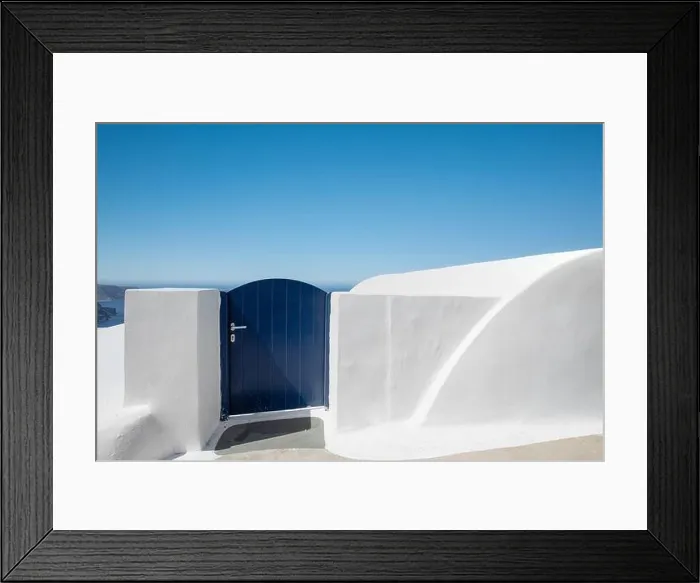 Framed Print : Beautiful travel background for vacation holiday banner. White houses in the town of Oia on the island of Santorini, panorama. Amazing scenic views Framed Print : Beautiful travel background for vacation holiday banner. White houses in the town of Oia on the island of Santorini, panorama. Amazing scenic views