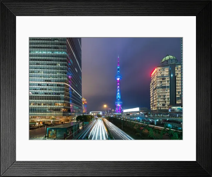 Framed Print : Shanghai skyscraper in Lujiazui Shanghai financial district in Shanghai, China Framed Print : Shanghai skyscraper in Lujiazui Shanghai financial district in Shanghai, China