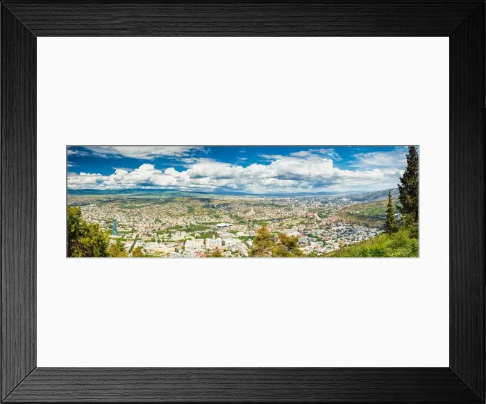 Framed Print : Tbilisi, Georgia. Scenic Aerial View, Panorama, Cityscape With Beautiful Blue Sunny Sky. Summer Season Framed Print : Tbilisi, Georgia. Scenic Aerial View, Panorama, Cityscape With Beautiful Blue Sunny Sky. Summer Season