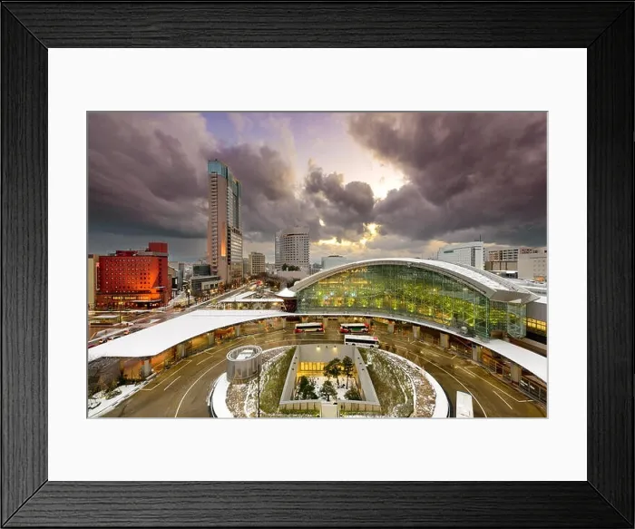 Framed Print : Kanazawa, Japan downtown city skyline Framed Print : Kanazawa, Japan downtown city skyline