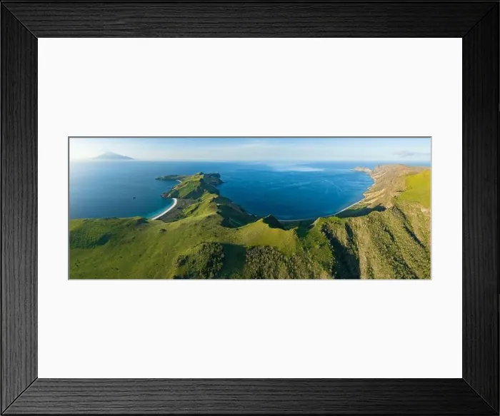 Framed Print : Sunlight illuminates the beautiful coastline of an island near Komodo in Indonesia. This region is known for its spectacular marine biodiversity Framed Print : Sunlight illuminates the beautiful coastline of an island near Komodo in Indonesia. This region is known for its spectacular marine biodiversity