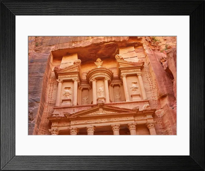 Framed Print : Al Khazneh Treasury, Petra, Jordan Framed Print : Al Khazneh Treasury, Petra, Jordan