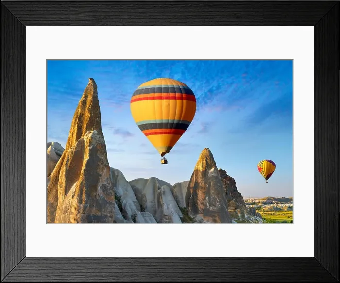 Framed Print : Hot air balloons, Goreme, Cappadocia, Turkey Framed Print : Hot air balloons, Goreme, Cappadocia, Turkey