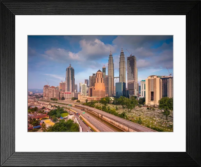 Framed Print : Kuala Lumpur. Cityscape image of Kuala Lumpur, Malaysia during day Framed Print : Kuala Lumpur. Cityscape image of Kuala Lumpur, Malaysia during day