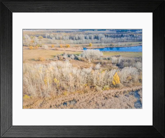 Framed Print : Dry autumn landscape, aerial view of field and forest, artistic landscape. Aerial view from above of the field in autumn. Field texture in autumn Framed Print : Dry autumn landscape, aerial view of field and forest, artistic landscape. Aerial view from above of the field in autumn. Field texture in autumn