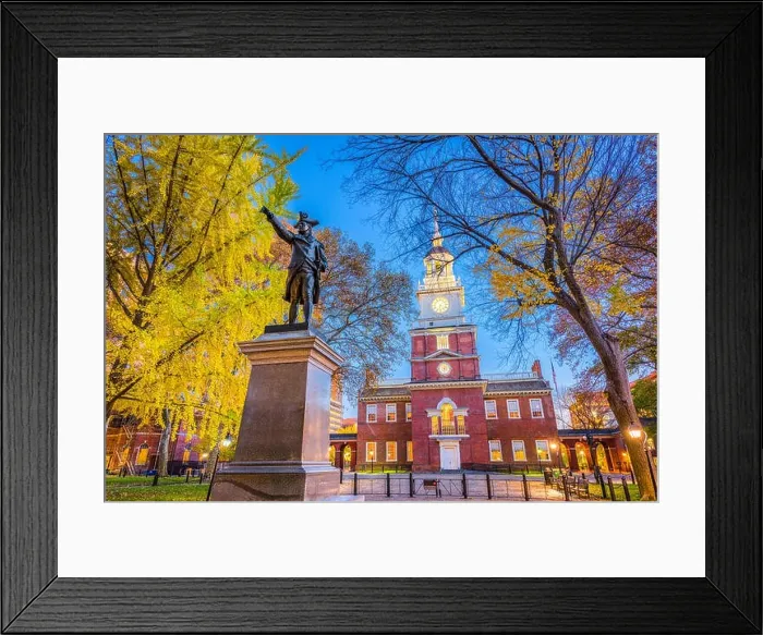 Framed Print : Independence Hall in Philadelphia, Pennsylvania, USA Framed Print : Independence Hall in Philadelphia, Pennsylvania, USA