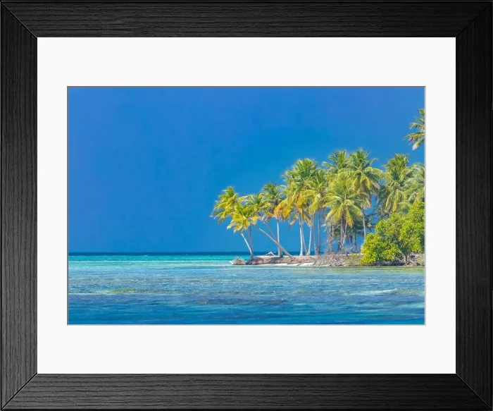 Framed Print : Tropical beach background as summer landscape with beach swing or hammock and white sand and calm sea for beach banner. Perfect beach scene vacation Framed Print : Tropical beach background as summer landscape with beach swing or hammock and white sand and calm sea for beach banner. Perfect beach scene vacation