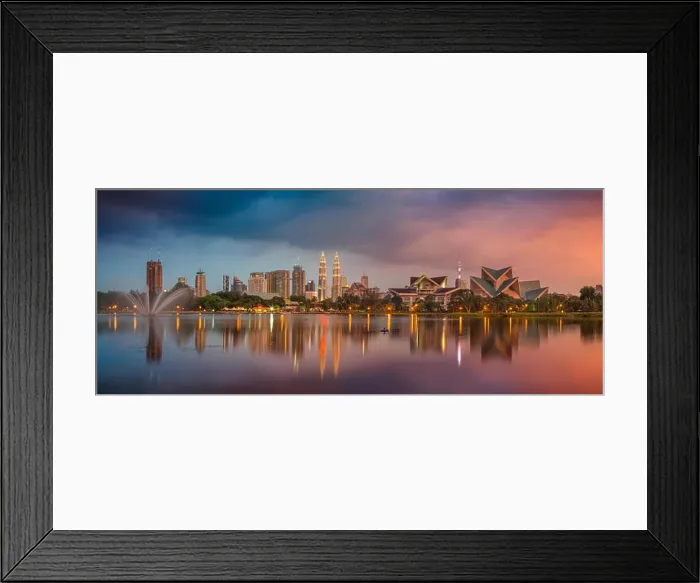 Framed Print : Kuala Lumpur Panorama. Cityscape image of Kuala Lumpur, Malaysia during sunset Framed Print : Kuala Lumpur Panorama. Cityscape image of Kuala Lumpur, Malaysia during sunset