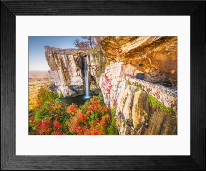 Framed Print : Lookout Mountain, Georgia, USA at High Falls during autumn Framed Print : Lookout Mountain, Georgia, USA at High Falls during autumn