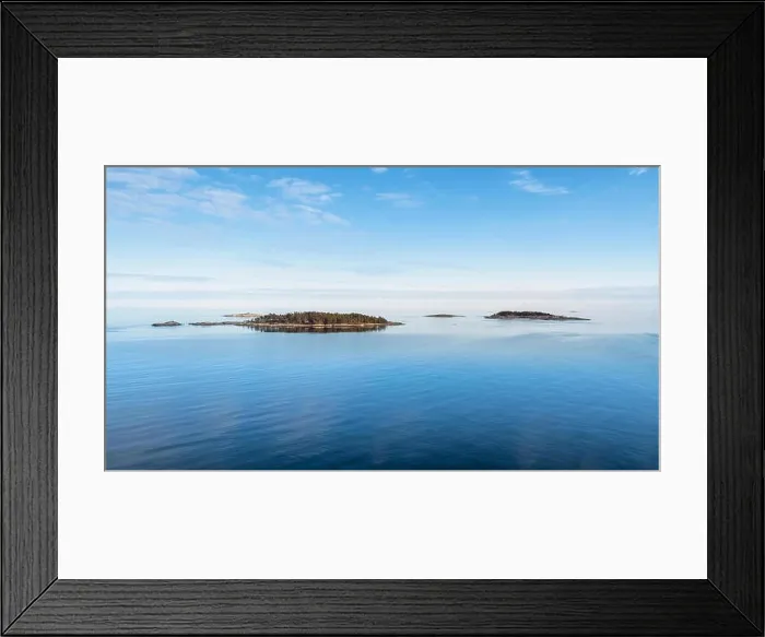 Framed Print : Beautiful sea landscape with island and nice evening light at summer day in archipelago Gulf of Finland Framed Print : Beautiful sea landscape with island and nice evening light at summer day in archipelago Gulf of Finland