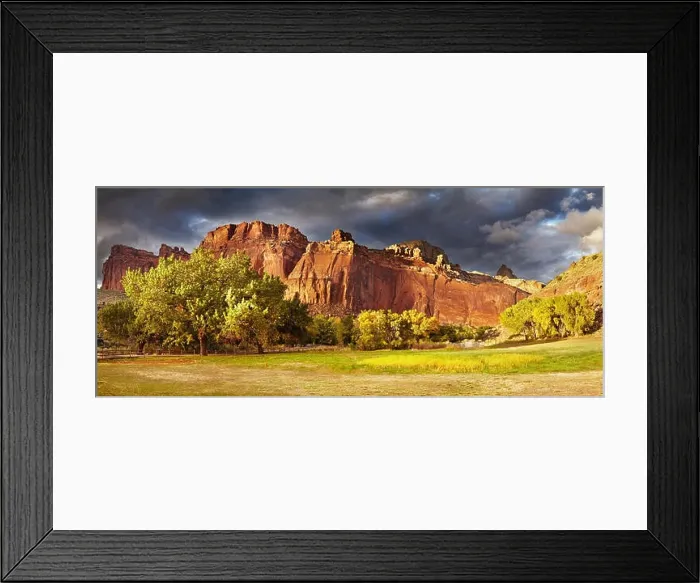 Framed Print : Fruita, the old Mormon settlement, Capitol Reef National Park, Utah, USA Framed Print : Fruita, the old Mormon settlement, Capitol Reef National Park, Utah, USA