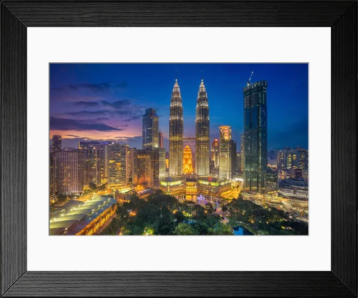 Framed Print : Kuala Lumpur. Cityscape image of Kuala Lumpur, Malaysia during sunset Framed Print : Kuala Lumpur. Cityscape image of Kuala Lumpur, Malaysia during sunset