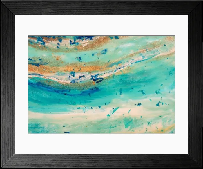 Framed Print : Abstract fluid art background blue white colors. Liquid marble. Acrylic painting on canvas with ornge gradient and splash. Acrylic ink backdrop with Framed Print : Abstract fluid art background blue white colors. Liquid marble. Acrylic painting on canvas with ornge gradient and splash. Acrylic ink backdrop with